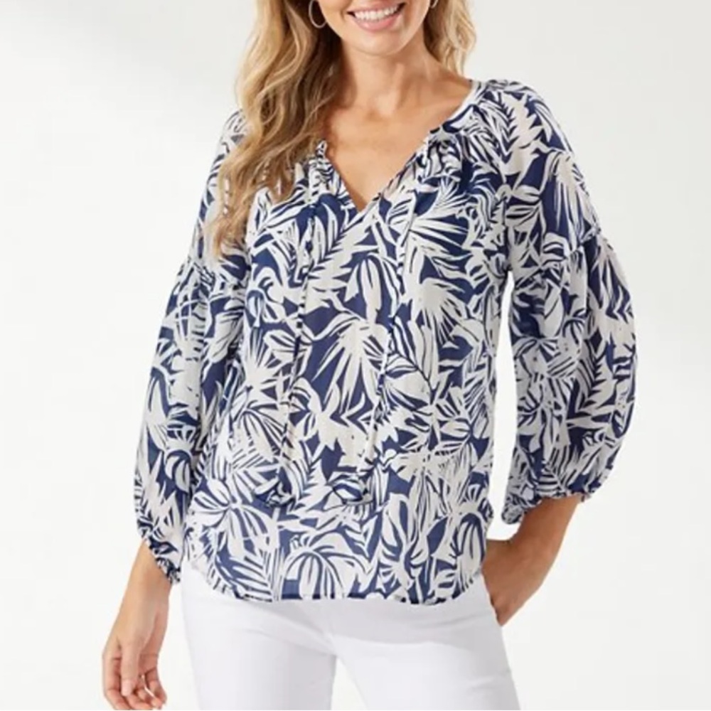 Tommy Bahama All My Fronds Top 3/4 Sleeve